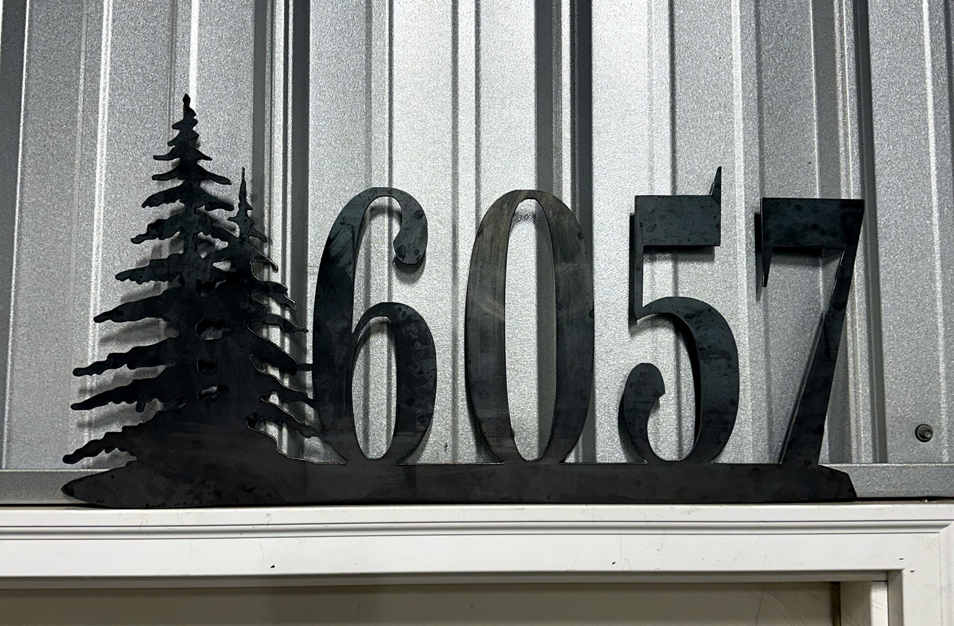 House number sign