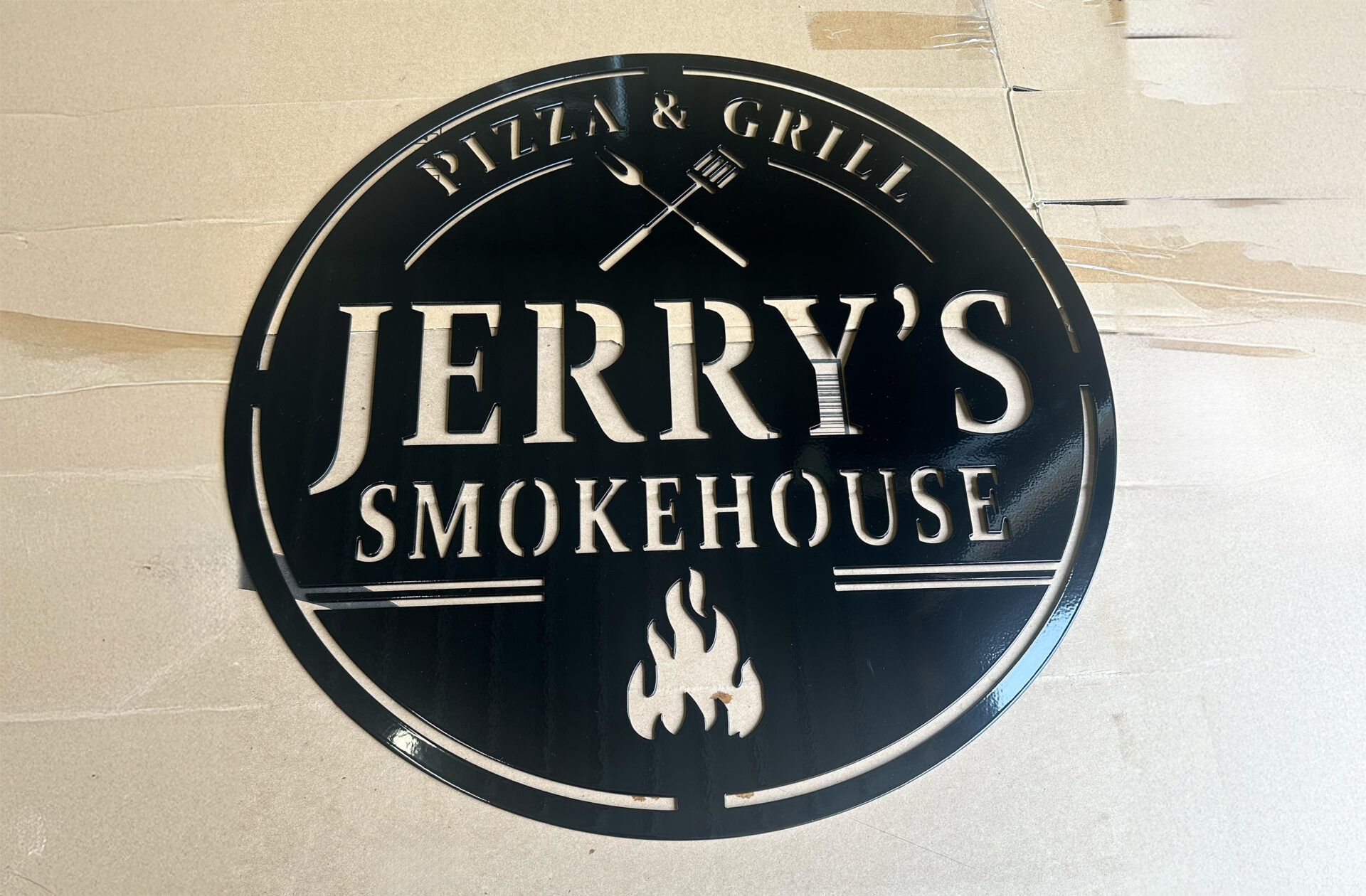 Jerry's Smokehouse Sign