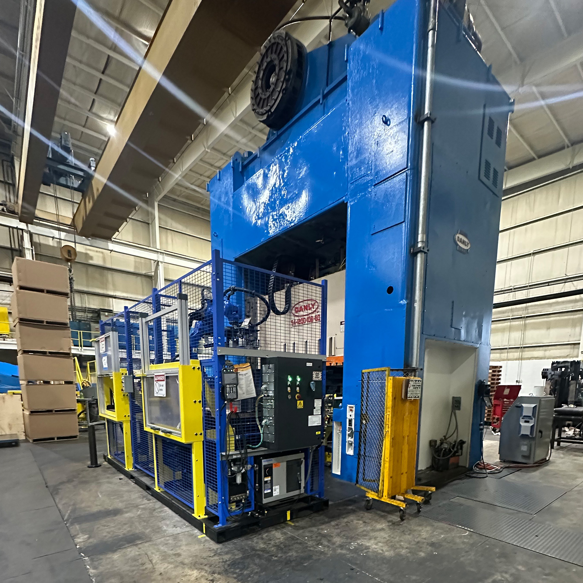 Yellow Automation Guard wall